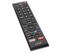 LinQ Télécommande universelle pour téléviseur Toshiba Portée 8 m Noir