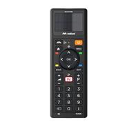 Télécommande universelle - MELICONI - SOLAR TV - Accès direct Netflix et Prime - Panneau solaire - Noir