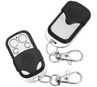 Telecommande Universelle Portail, 2pcs Porte Clés Universel sans Fil Voiture Garage Portetélécommande 433 MHz clonage Clé 4 Boutons
