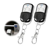 Telecommande Universelle Portail 433.92 MHz, 2Pcs Telecommande Garage Universelle sans Fil, Bip Portail Universelle Compatible Rolling Code à 4 Boutons pour Porte de Garage et Voiture
