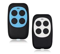 Télécommande Universelle Portail 433 MHz Lot de 2 Clonage Rapide 4 Boutons pour Voitures Portes de Garage Stores Barrières Portée 10m Clé Copieuse sans Fil Code Fixe Anti-Pression Accidentelle