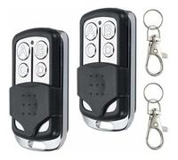 Télécommande universelle portail/garage - No Brand - 433,92 MHz 4 canaux - Copie codes fixes/apprentissage - Pack 2 pièces