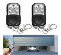 Telecommande Universelle Porte Garage, 2 Pièces Telecommande Universelle Portail Compatible 433.92 MHz Rolling Code à 4 Boutons Touches Copieuse Pour Porte de Garage et Voiture