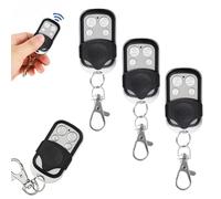 Telecommande Universelle Porte Garage, 3 Pièces Telecommande Universelle Portail, 4 Boutons Pour Porte De Garage Et Voiture, Touches Copieuse pour Voiture et Porte de Garage, Pour Portail Automatique