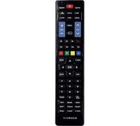 Télécommande Universelle pour Samsung et LG, Compatible avec les Smart TV, Vivanco, RR220IR, , Noir Noir G