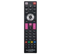 Superior Electronics Replacement Telefunken - Télécommande Universelle Compatible avec Les téléviseurs Telefunken - Prête à l’Emploi, sans Programmation - Parfaite pour Smart TV - Noire - SUPTRB016