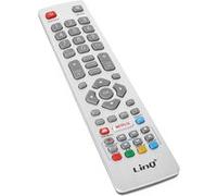 LinQ Télécommande universelle pour téléviseur Sharp – Touches complètes, portée 8m, Blanc