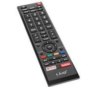 LinQ Télécommande universelle pour téléviseur Toshiba Portée 8 m Noir