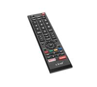 LinQ Télécommande universelle pour téléviseur Toshiba Portée 8 m Noir