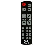 Télécommande universelle programmable Seki Easy Plus pour personnes âgées
