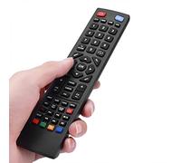 Télécommande Universelle, Remplacement du Contrôleur de Télémotel ABS Smart TV pour Alba Bush/Technika/Blaupunkt/Sharp/E-Motion