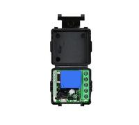 Télécommande universelle RF433 MHz, télécommande de portail 12 V 10 A, récepteur relais mini module pour porte de garage LED, émetteur à distance (2 télécommandes-1 récepteur)