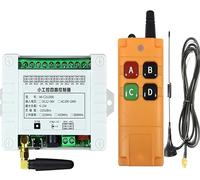 Télécommande universelle sans fil AC110 V 220 V 4 CH Relais Radio Controller Module Récepteur RF pour ouvre-portail Garage Contact sec NO COM NC 110 V Module récepteur Commutateur Porte Garage