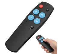 Télécommande Universelle Senior à Gros Boutons pour Malvoyants | Télécommande TV Infrarouge pour Personnes Âgées, Facile & Simple à Utiliser et à Configurer Compatible Plupart des Téléviseur