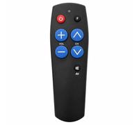 Telecommande Universelle Senior,Télécommande Universelle à Gros Boutons pour Personne Âgée avec Gros Boutons,Telecommande TV pour Malvoyant Infrarouge Simple,Remote Control for Visually Impaired