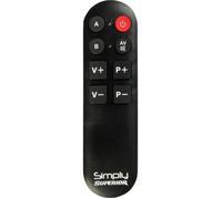 Superior Electronics Télécommande universelle Simply SUPTLB001 - Apprentissage, 2 appareils, Noir