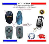 Télécommande universelle - TELECOPORTAIL - 94335E - 4 canaux - 280-880 MHz - Copie codes fixes et Rolling