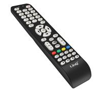 LinQ Télécommande universelle pour téléviseur Sharp LCD/Plasma/LED 4K – Portée 8 m – Noir