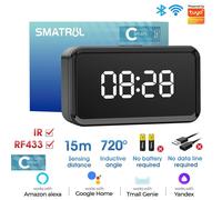Télécommande universelle Tuya Smart Home,télécommande avec heure,télécommande vocale,IR infrarouge,radio morte,WiFi,RF433 - Type SMR-MG-YKQ102-5V