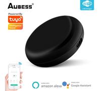 Télécommande universelle Tuya Wifi-IR,télécommande sans fil Smart Life,commutateur pour climatiseur,boîtier TV,DVD,audio TV - Type BLACK