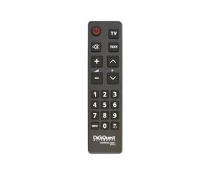 Télécommande Universelle TV Digiquest Easy avec Grandes Touches, Facile à Utiliser, idéale pour hôtels, hôpitaux, EHPAD et Personnes âgées
