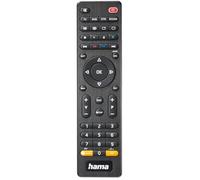 Hama Télécommande universelle 4-en-1 – Infrarouge, 4 appareils, portée de 10 m, touche APP, Noir