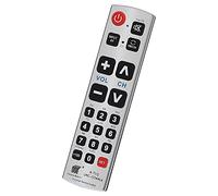 Télécommande universelle UNOCAR pour personnes âgées et personnes âgées - Télécommande universelle pour téléviseurs UNOCAR XL Jumbo Giant - Simple et facile - Contrôle de base et téléviseurs LG,