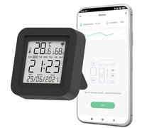 Télécommande universelle WiFi IR NIVIAN avec capteur de température et d'humidité - Télécommande intelligente par App Tuya, compatible avec Alexa et Google Home, automatisation maison intelligente