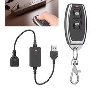 Télécommande USB avec Télécommande en Métal: WIYETY Interrupteur USB, interrupteur à distance, veilleuse 5 V ventilateur barre lumineuse LED interrupteur à télécommande sans