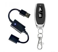 Télécommande USB sans fil DC 5 V, récepteur RF 433 MHz, pour lumières LED, ventilateurs, routeurs et appareils domotiques (A)