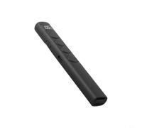 Télécommande USB sans fil - Portée de 100 m - Affichage numérique | Portée de 100 m - Affichage numérique de la batterie - Indicateur de charge rouge - Lecture USB - Contrôle PowerPoint (Noir)