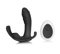Telecommande Vībròmäsśeur Masseur en silicone portable,3 en 1,fréquences de vibration et modes d'aspiration,avec fonction de chauffage,chargement magnétique DRT7