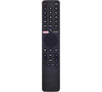 Télécommande Vocal pour X-iaomi Mi Stick, Bluetooth Télécommande de Rechange pour MI P1 Q1 55" 75" 43" et QLED 55" 32" Séries TV avec Touches de Raccourc et Commande Vocale(XMRM-ML 4K)