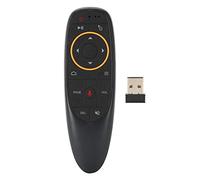Télécommande vocale 2.4G Air Mouse Mini Clavier sans Fil avec Gyroscope pour TV Box PC TV Noir(Noir)