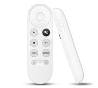 Télécommande Vocale Bluetooth - G9N9N Remplacement pour Google Chromecast TV 4K Snow/Google TV, Compatible avec Chromecast 4K HDR Streamer, Boutons Netflix & Youtube Intégrés
