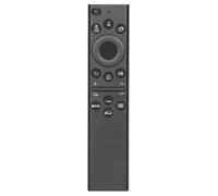 Télécommande vocale BN59-01385A compatible avec Samsung Smart Curved Frame QLED LCD TV MU8000 MU9000 NU8000 TU7000 TU8000 QN49Q60RAFX Remplacement Contrôleur avec Netflix PrimeVideo TV Plus Boutons