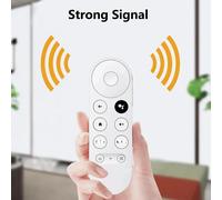 Télécommande vocale de remplacement G9N9N Google Chromecast 4K Snow pour lecteur multimédia en streaming (appairage requis) yaoKQ