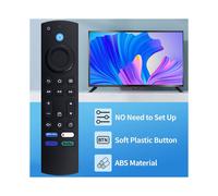 Télécommande Vocale de Remplacement L5B83G pour Fire TV Stick 2e/3e/4K et Fire TV 3e Génération pour Insignia Fire TV