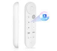 Télécommande vocale de Remplacement pour Google TV Streamer 4K Télécommande vocale avec Buzzer, Compatible avec Chromecast Google TV et Le Streaming, avec 2 Touches de Raccourci