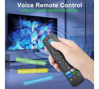 Telecommande vocale de Remplacement pour Les appareils de Streaming média AMZ, pour AMZ TV Stick(2nd Gen/3rd Gen/Lite/4K Max)/pour AMZ TV Cube(1st¿2nd¿3rd Gen)