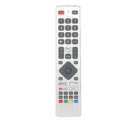 Télécommande Vocale SHWRMC0133 Compatible avec Sharp TV 40BL2EA 40BL4EA 40BL5EA 50BL2EA 24BI2EA 32BI2EA 40BI2EA Contrôleur Remplacement avec Prime Video Google Play Netflix Youtube Boutons