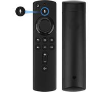 Télécommande Vocale Universelle L5B83H,2è Gén,3è Gén,Voice Remote,Compatible avec Télévision,5 Boutons,Infrarouge,Portée de 8 Mètres,Piles AAA,Recherche Vocale,Design Ergonomique