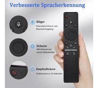 Télécommande vocale universelle pour téléviseur Samsung Smart 4K, nouvelle version améliorée BN59-1266A avec fonction vocale, compatible avec