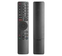 Télécommande vocale XMRM-010 compatible avec 4S 4A Android Smart TVs P1 Q1 4S 4A Q1E L32M5-5ASP L32M6-6AEU L43M5-5ASP L55MS-5A L65M5-5ASP Remplacement Contrôleur avec Netflix PrimeVideo Boutons