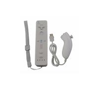 Télécommande Wiimote + Nunchuck pour Nintendo Wii et Wii U - Blanc - Straße Game