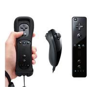 Télécommande Wiimote + Nunchuck Pour Nintendo Wii Et Wii U - Noir