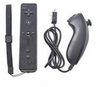 Télécommande Wiimote + Nunchuck pour Nintendo Wii et Wii U - Noir - Straße Game ® noir G