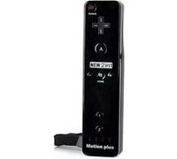 Straße Game Télécommande Wiimote plus (Motion plus inclus) pour Nintendo Wii et Wii U - Noir