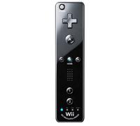 Télécommande Wiimote plus (Motion plus intégré) compatible pour Nintendo Wii et Wii U HobbyTech Noire