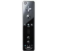Télécommande Wiimote plus (Motion plus intégré) compatible pour Nintendo Wii et Wii U - Noire - HobbyTech G